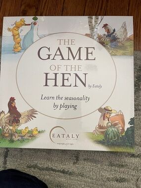 The Game of the Hen by - White Seasonal Family Board Game